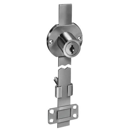 Gang Lock, Bright Nickel, 7/8 in For Door Thickness, 2 Number of Keys, Alike Key Type MPN:D8090-C415A-14A