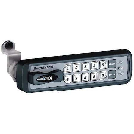 Electronic Keyless Lock, RH, 0.875 in. MPN:REG-M-R-3-BLK