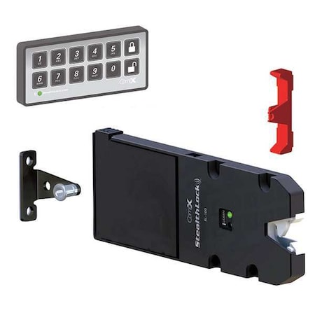 Electronic Cabinet Lock, Black, 12 Button MPN:SL-100-G