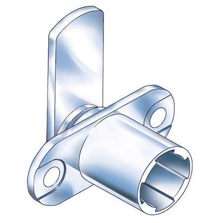 Interchangeable Core Keyed Cam Lock, 3/4 in For Door Thickness, 0 Number of Keys, SFIC Key Type MPN:C165CB