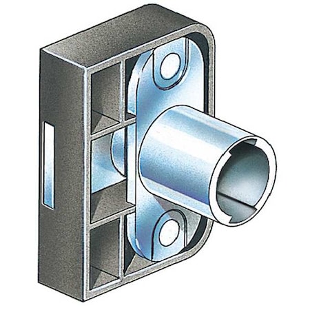 Removable Core Plug Cabinet and Drawer Dead Bolt Locks, SFIC Key, For Material Thickness 3/4 in MPN:C290CB