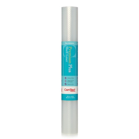 Premium Plus Shelf Liner, Nova Crystal Clear 18