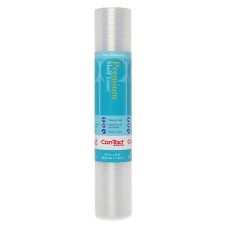 Premium Shelf Liner, Ribbed Clear 12