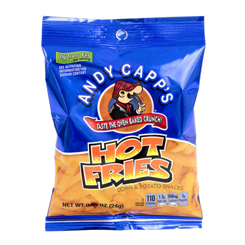 Andy Capps Snack Fries, Hot, 0.85 Oz Bag, Box Of 72 MPN:421167