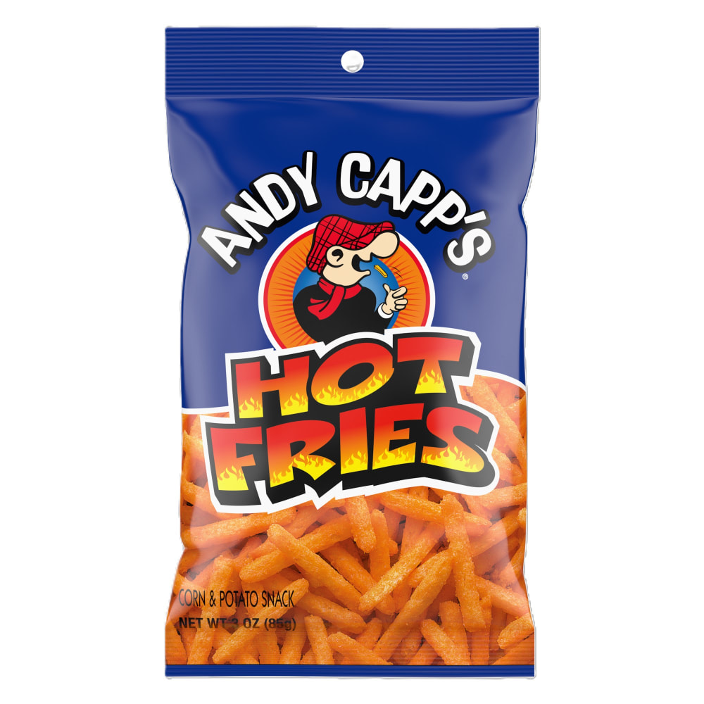 Andy Capps Hot Fries, 3 Oz, Pack Of 7 Bags MPN:GOV47165