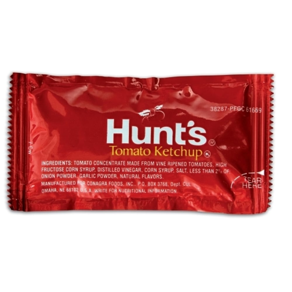 Hunts Tomato Ketchup Single Serve Packets, 0.32 Oz, Case Of 1, 000 Packets MPN:10027000382872