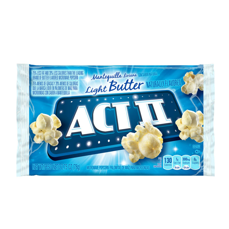 ACT II Microwave Popcorn, Butter Flavored, 2.75 Oz Bag, Box Of 36 MPN:23243