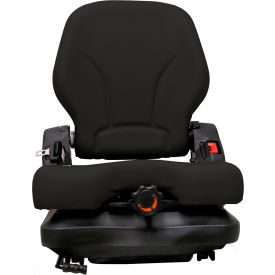 Concentric™ Heavy Duty Seat w/ Low Profile Suspension & Operator Presence Switch Vinyl Black 385012BK