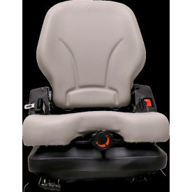 Concentric™ Heavy Duty Seat with Low Profile Suspension & Operator Presence Switch Vinyl Gray 385012GR