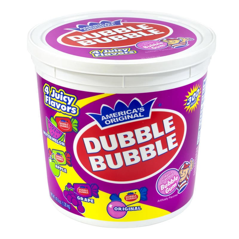 Dubble Bubble Assorted Twist Tub, 300 Pieces MPN:220-00223