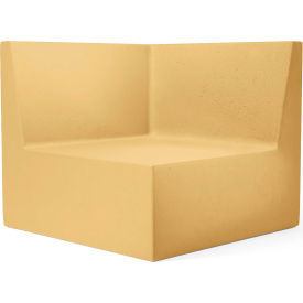 Concretti™ Modular Couch Corner Chair Mustard Concrete Cornerchairmustard1