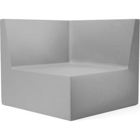 Concretti™ Modular Couch Corner Chair Stone Concrete Cornerchairstone1