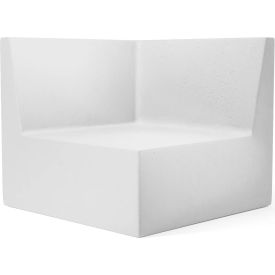 Concretti™ Modular Couch Corner Chair White Concrete Cornerchairwhite1