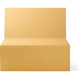 Concretti™ Modular Couch Square Chair Mustard Concrete Sqchairmustard1