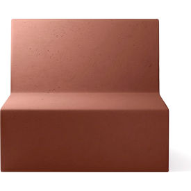 Concretti™ Modular Couch Square Chair Terra Cotta Concrete Sqchairterracotta1