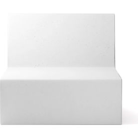 Concretti™ Modular Couch Square Chair White Concrete Sqchairwhite1