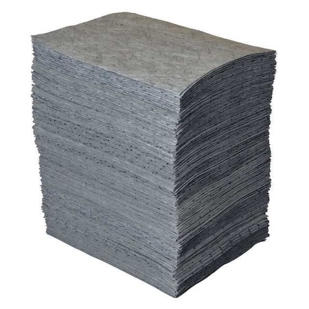 Sorbent Pad, 36 gal, 15 in x 19 in, Universal, Gray, 200 PK MPN:35ZP90