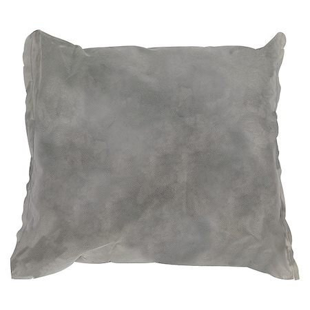 Sorbent Pillow, 28 gal, 18 in x 18 in, Universal, Gray, 16 PK MPN:436M75