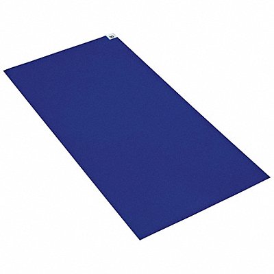 Disposable Tacky Mat Blue 24 in W PK4 MPN:31AN16