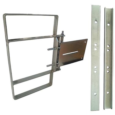 Adjstbl Sfty Gate, Galvnzd Steel, 2-1/2inW MPN:31TT61
