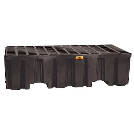 Spill Pallet, 66 gal Spill Capacity, 2 Drums, 4, 000 lb Load Capacity, Polyethylene MPN:1620BC