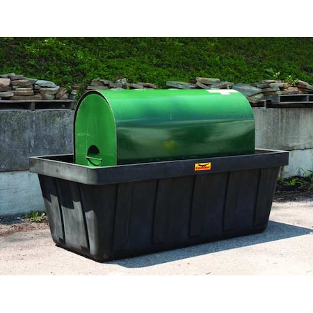 Horizontal Tank Containment, 373 gal Spill Capacity, 1 Drums, 10, 000 lb Load Capacity, Polyethylene MPN:16275C