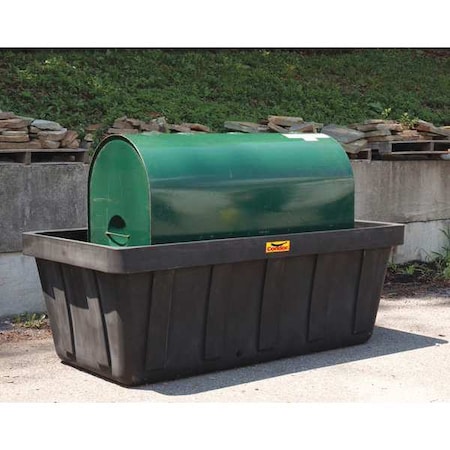 Horizontal Tank Containment, 373 gal Spill Capacity, 1 Drums, 10, 000 lb Load Capacity, Polyethylene MPN:16275DC