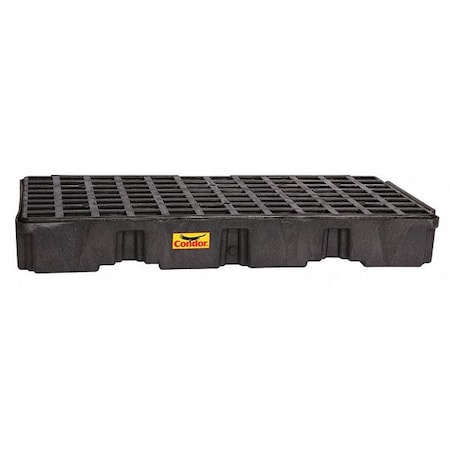 Spill Deck, 30 gal Spill Capacity, 2 Drums, 5, 000 lb Load Capacity, Polyethylene MPN:1632BDC