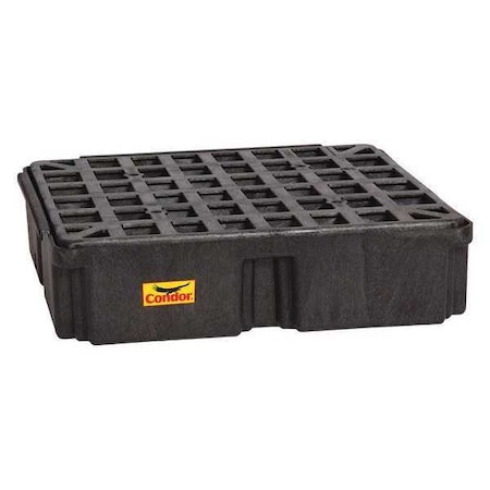 Spill Deck, 15 gal Spill Capacity, 1 Drums, 2, 000 lb Load Capacity, Polyethylene MPN:1633BC