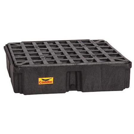 Spill Deck, 15 gal Spill Capacity, 1 Drums, 2, 000 lb Load Capacity, Polyethylene MPN:1633BDC