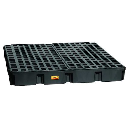 Spill Deck, 60 gal Spill Capacity, 4 Drums, 10, 000 lb Load Capacity, Polyethylene MPN:1635BC