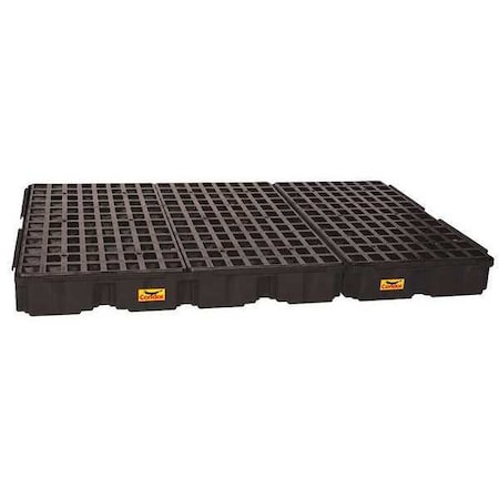Spill Deck, 88 gal Spill Capacity, 6 Drums, 10, 000 lb Load Capacity, Polyethylene MPN:1686BDC