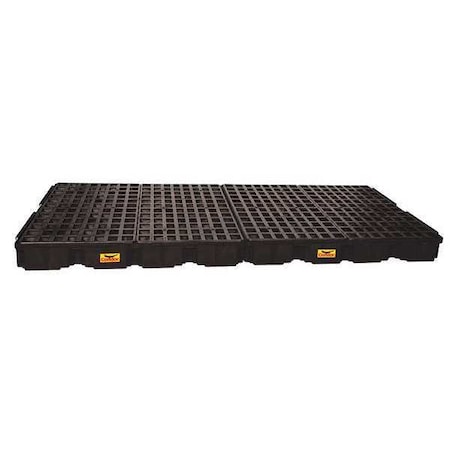 Spill Deck, 121 gal Spill Capacity, 8 Drums, 10, 000 lb Load Capacity, Polyethylene MPN:1688BC