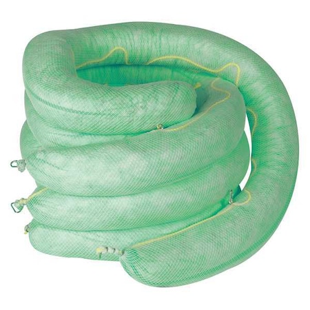 Absorb Boom, Chem/Hazmat, 10ft L, PK4 MPN:35ZR59
