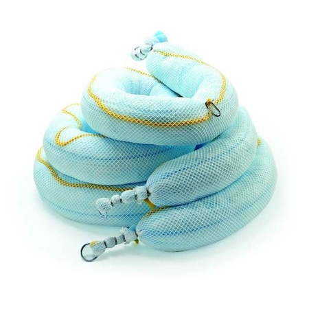 Absorbent Boom, Light Blue/Wht, 32 gal, PK4 MPN:35ZR65