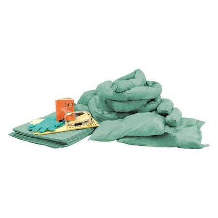 Spill Kit Refill, 14 gal Volume Absorbed per Kit, 20 gal Capacity, Refill MPN:35ZR82