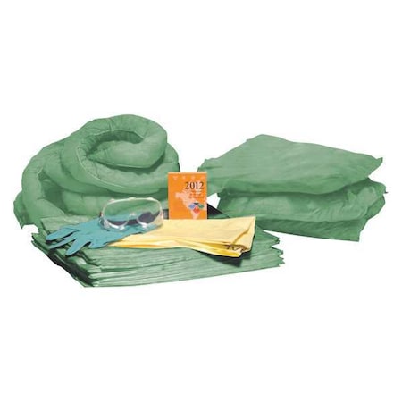Spill Kit Refill, 29 gal Volume Absorbed per Kit, 30 gal Capacity, Refill MPN:35ZR84