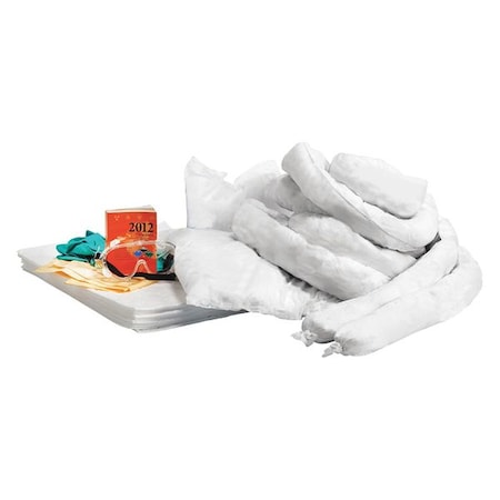 Spill Kit Refill, 14 gal Volume Absorbed per Kit, 20 gal Capacity, Refill MPN:35ZR95