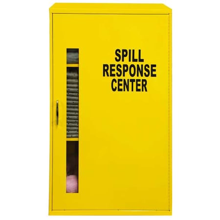 Spill Kit, 17 gal Volume Absorbed per Kit, Wall Cabinet, Yellow MPN:35ZT06