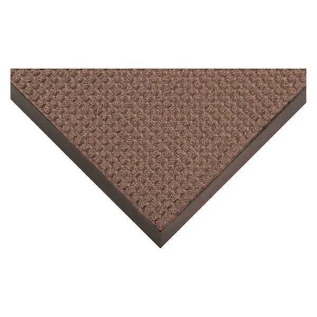 Entrance Mat, Polypropylene, 3/8 in Thick, Brown, 3 ft W x 5 ft L MPN:36VK23