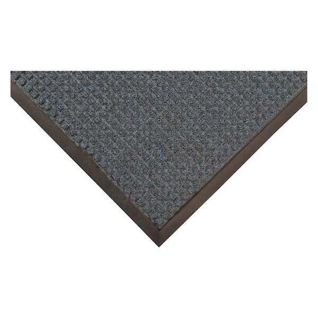 Entrance Mat, Polypropylene, 3/8 in Thick, Blue, 3 ft W x 5 ft L MPN:36VK31