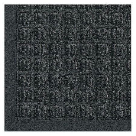 Entrance Mat, Polypropylene, 3/8 in Thick, Charcoal, 4 ft W x 6 ft L MPN:38ZA84
