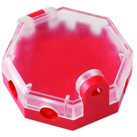 Pneumatic Lockout, Red, Polycarbonate, 1 Max. No. of Padlocks, 9/32 in Max. Shackle Dia. MPN:48KV19