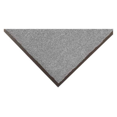 Entrance Mat, Nylon, 5/8 in Thick, Gray, 3 ft W x 5 ft L MPN:4LLH5
