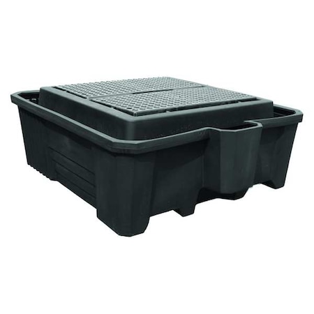 Spill Pallet, Not Applicable Drums, 3, 000 lb Load Capacity, Polyethylene MPN:5469-BD-D-C