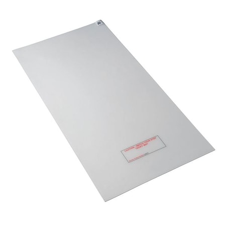 Disposable Tacky Mat, Polyethylene, 1.5 mil Thick, 36 in W x 36 in L, Clear, 30, 4 PK MPN:6GRC8