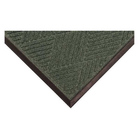 Entrance Mat, Polypropylene, 3/8 in Thick, Green, 3 ft W x 5 ft L MPN:8DVG2