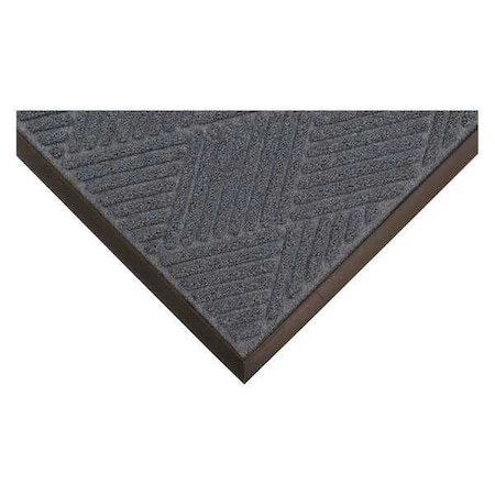 Entrance Mat, Polypropylene, 3/8 in Thick, Blue, 3 ft W x 5 ft L MPN:8DZA8