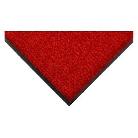 Entrance Mat, Nylon, 3/8 in Thick, Red, 3 ft W x 5 ft L MPN:8EPC3