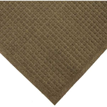 Entrance Mat, Polypropylene, 3/8 in Thick, Brown, 2 ft W x 3 ft L MPN:9P227